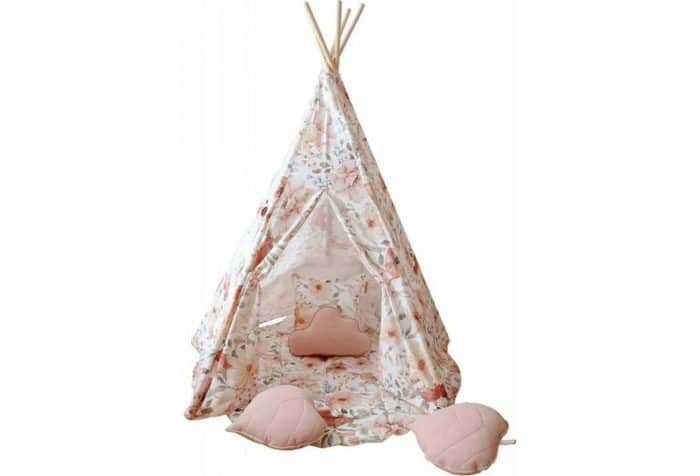 Tipi pour enfant Fleurs