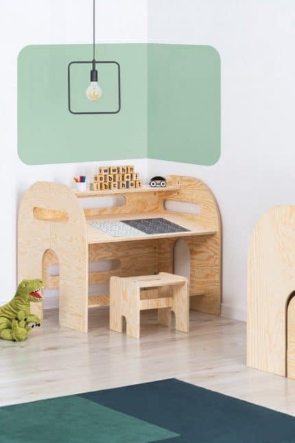 Bureau et tabouret Montessori